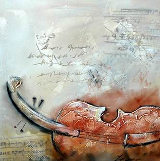 Musical Instrument oil painting